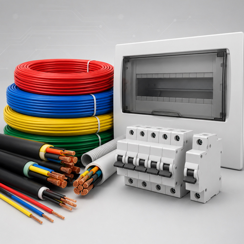 Wires, Cables & MCBs